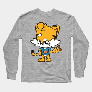 Little Tiger Dude - Peace Long Sleeve T-Shirt